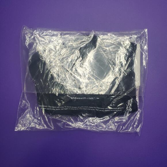 Andie Swim The Bora Bora Bandeau Bikini Top Black Women's Size Medium NEW - Picture 6 of 10